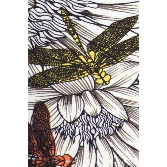 Reg One Size Dragonfly Print Full Length Slim Fit Leggings with High Elastic - Picture 5 of 6